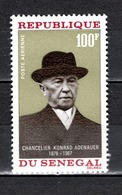 SENEGAL PA N° 63  NEUF SANS CHARNIERE  COTE  2.75€  ADENAUER - Sénégal (1960-...)