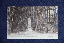 SAINT PONS : Promenade Du Foirail, Monument Aux Morts - Saint-Pons-de-Thomières