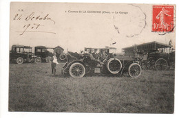 COURSES De LA GUERCHE (18) - LE GARAGE - HIPPODROME / HIPPISME / AUTOMOBILE / AUTO / VOITURE - La Guerche Sur L'Aubois