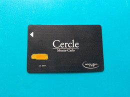 CARTE DE Casino  CERCLE  Monte-Carlo - Casino Cards