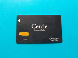 CARTE DE Casino  CERCLE  Monte-Carlo - Tarjetas De Casino