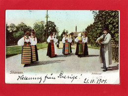 Skansen  - Folkdanser - Scan Recto-verso - Schweden