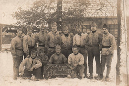 Pologne , Fort Prittwitz -militaria - Carte Photo - Groupe Prisonniers Soldats Français - Cachet STALAG XXI D - Poland - Weltkrieg 1939-45