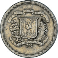 Monnaie, République Dominicaine, 1/2 Peso, 1980 - Dominicaine