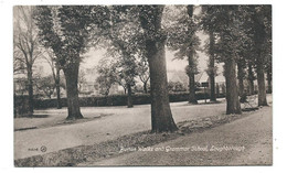 Leicestershire Postcard Loughborough Burton Walks And Grammar School Rp Unused - Otros & Sin Clasificación