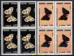 697339 MNH ANDORRA. Admón Francesa 1976 MARIPOSAS - Colecciones