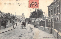 FRANCE - 02 - Laon - Rue Des Ecoles - Editeur : F. Barnaud - Carrosse - Carte Postale Ancienne - Laon