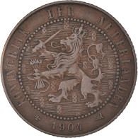 Monnaie, Pays-Bas, Wilhelmina I, 2-1/2 Cent, 1904, TTB, Bronze, KM:134 - 2.5 Cent