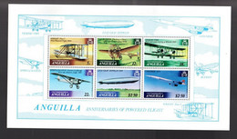 Anguilla 1979 Sheet Aviation/Zeppelin Stamps (Michel Block 26) Nice MNH - Anguilla (1968-...)