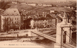 01. Seyssel Les Quais Et Les Usines De Mèches 1917 .Carte  Impeccable. - Seyssel