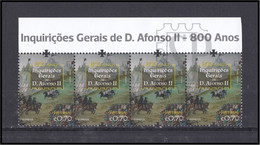 Portugal 2020 Inquirições Gerais De D.Afonso II 800 Anos History História Upper Line - Full Sheets & Multiples