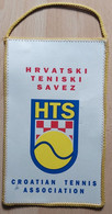 HTS Croatia Croatian Tennis Association  PENNANT, SPORTS FLAG  SZ74/55 - Apparel, Souvenirs & Other