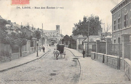 FRANCE - 02 - Laon - Rue Des Ecoles - Carrosse - Editeur F. Barnaud - Carte Postale Ancienne - Laon