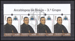 Portugal 2020 Arcebispos De Braga Religion Archbishops Archevêques Frei Caetano Brandão Upper Line - Full Sheets & Multiples