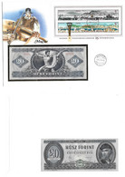 Hongrie Hungary 20 Forint 1980 UNC - Enveloppe + Timbre " 25 Anniversary Of Liberation " - Hongrie