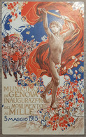 INAUGURAZIONE DEL MONUMENTO AI MILLE - GENOVA 1915 - ILLUSTRATORE NOMELLINI - Einweihungen