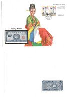 Corée Du Sud South-Korea 10 Jeon 1962 UNC - Enveloppe + Timbre " Chun Doo Hwan Visit To USA " - Korea, Zuid