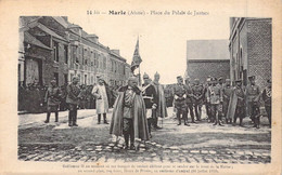 FRANCE - 02 - Marle - Place Du Palais De Justice - Militaire - Carte Postale Ancienne - Sonstige & Ohne Zuordnung