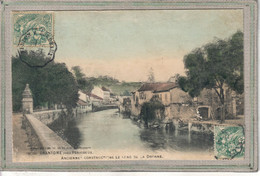 Delcampe - CPA - (24) BRANTOME - Aspect Des Anciennes Constructions Le Long De La Dronne En 1905 - Carte Colorisée - Brantome