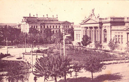 ROMANIA - CHISINAU / KICHINEFF : SQUARE Et PALAIS DE JUSTICE - POSTCARD MAILED In ROMANIA In 1926 - RRR ! (al235) - Moldova