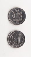 Namibia - 5 Cents 2015 UNC Lemberg-Zp - Namibia