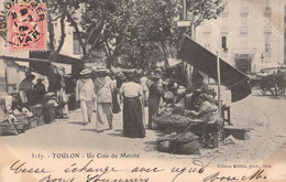 MARCHES - TOULON - Un Coin Du Marché - Carte Postale Ancienne - Marktplaatsen