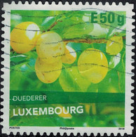 Luxembourg 2018 Oblitéré Used Fruits Duederer Variété De Prune Y&T LU 2132 SU - Oblitérés