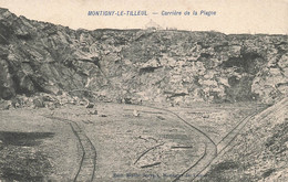 MONTIGNY-LE-TILLEUL - Carrière De La Plagne - Carte Circulé En 1906 Vers Heyst Sur Mer - Montigny-le-Tilleul