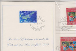 Liechtenstein, Cp2, 19 Glückwunschkarten, 1968 - 1982, Siehe Scans! - Covers & Documents