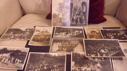 TOP LOT DE 13 CARTES PHOTO  PAR H DENANT HOULGATE PROCESSION COMMUNION EGLISE PRETRE ENFANTS... - Houlgate