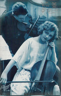 VIVE STE CECILE - Un  Violoniste Et Une Violoncelliste - Carte Postale Ancienne - Musik Und Musikanten