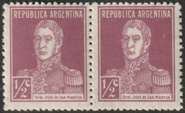 Argentina 1923 Sc 340  Pair MNH** - Nuevos