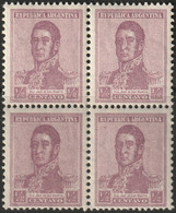 Argentina 1922 Sc 304B  Block MNH** - Ongebruikt