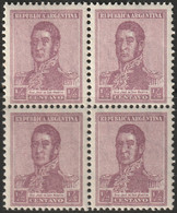 Argentina 1922 Sc 304B  Block MNH** - Neufs