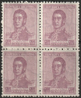 Argentina 1922 Sc 304  Block MNH** - Unused Stamps