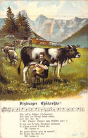 Musique - Chanson - Aegburger ChÜhreghe - Carte Postale Ancienne - Music And Musicians