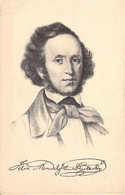 MUSIQUE - Compositeur - Félix Mendelssohn Bartholdy - Carte Postale Ancienne - Muziek En Musicus