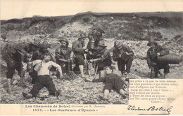 Musique - Chanson - Les Chansons De Botrel - Illustrées Par E.H - "Les Guetteurs D'Epaves"- Carte Postale Ancienne - Música Y Músicos