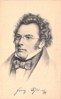 MUSIQUE - Compositeur - Franz Peter Schubert - Carte Postale Ancienne - Muziek En Musicus