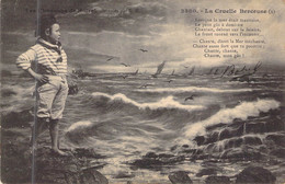 Musique - Chanson - La Cruelle Berceuse - Carte Postale Ancienne - Musique Et Musiciens