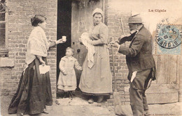 MUSIQUE - La Cigale - Violoniste - Carte Postale Ancienne - Music And Musicians