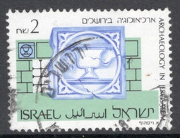 Israel 1986 Single Stamp From The Set Celebrating Jerusalem Archaeology In Fine Used - Gebruikt (zonder Tabs)