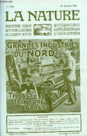 La Nature N° 2196 - Les Industries Textiles Du Nord (2): Tissage, Teinture, Apprêts Par Renouard, L'agriculture Pendant - Cultural