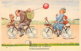 HUMOUR - Enfants - Plaisir De Famille - Illustration Non Signée - Carte Postale Ancienne - Humor