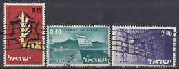 ISRAEL 390-392,used,falc Hinged - Used Stamps (without Tabs)