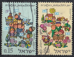 ISRAEL 420-421,used,falc Hinged - Gebraucht (ohne Tabs)