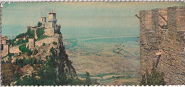 Repubblica San Marino - Scorcio Della Seconda Torre E Panorama - Formato Piccolo Viaggiata Mancante Di Affrancatura – FE - San Marino