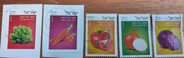 SELLOS DE ISRAEL - AÑO 2015 - Vegetales, Serie Completa Usada - Used Stamps (with Tabs)