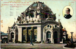 New York Buffalo Temple Of Music Where President McKinley Was Shot 1910 - Buffalo