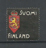 FINLAND FINNLAND 1900 Wappe Trauermarke * - Nuevos